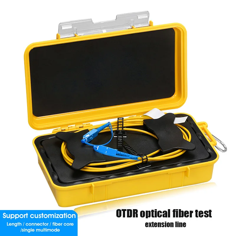 SC/UPC-SC/UPC OTDR Dead Zone Eliminator,Fiber Rings ,Fiber Optic OTDR Launch Cable Box 500M 1Km 2Km SM 1310/1550nm