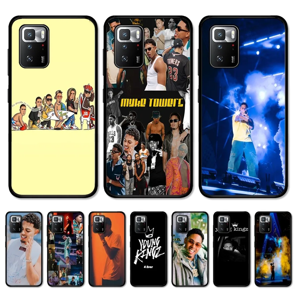 Rapper M-Myke T-Towers Phone Case For Redmi 5 6 7 8 9 10 Plus Pro A GO K20 K30 K40 F3 Fundas