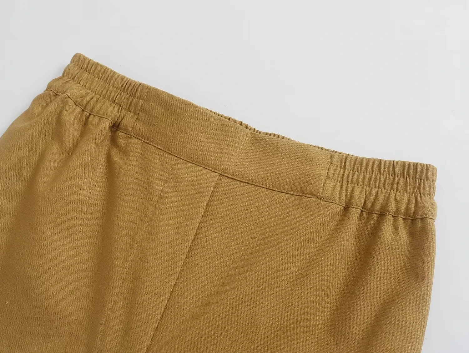 Dave&Di Casual Trousers Women Japanese Indie Folk Retro High Waist Loose Linen Harem Pants
