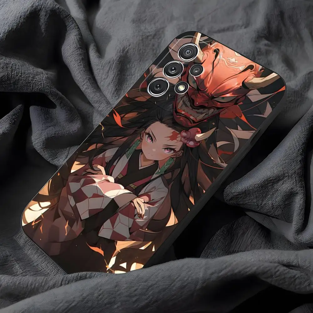 Милый чехол для телефона с аниме рассекающим демонов Samsung Galaxy S10 S22 S23 S20 S30 S21 S7 S9 S8 Pro