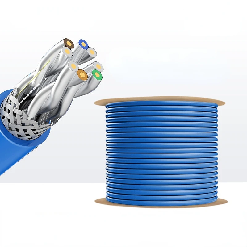 Ethernet-кабель FENGTAI, высокоскоростной гигабитный кабель Cat6, 1000 Мбит/с, экранированный сетевой шнур RJ45 для ПК, PS5, PS4, PS3, Xbox