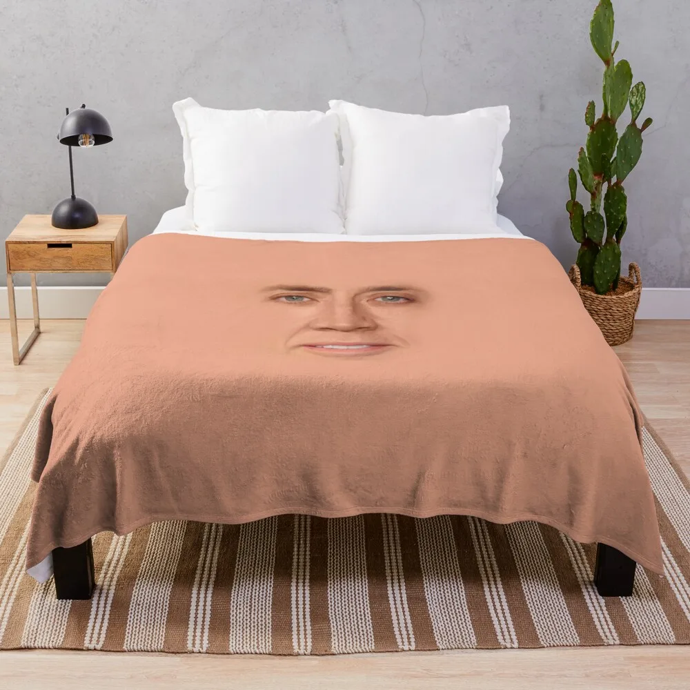 

nicolas cage - Face Throw Blanket blankets sofas of knitted decoration summer bedding blankets