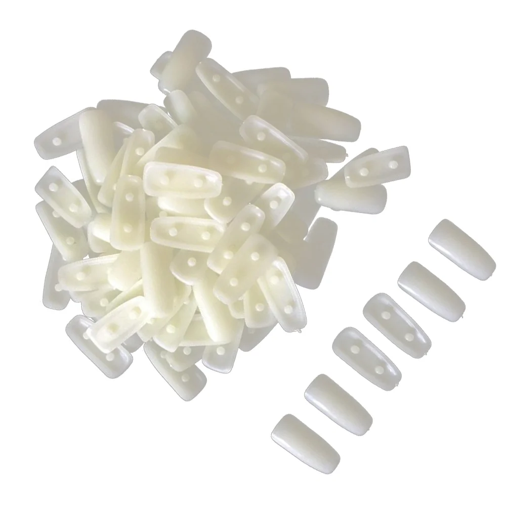 

2 Box of 200PCS Professional False Nail Tips Nail Practice Piece Special Manicure Practice Rack Tips Manicure Supplies for