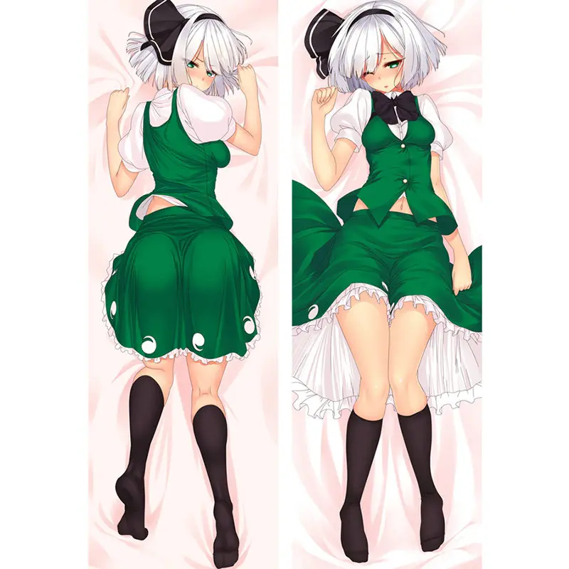 Чехол для подушки с принтом Аниме TouHou Project, чехол для подушки Toho Dakimakura из полиэстера 3D, двустороннее постельное белье, обнимающая подушка для...