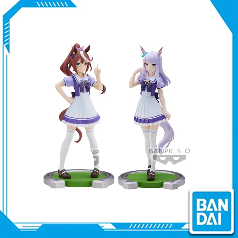 

BANPRESTO Pretty Derby Uma Musume Tokai Teio Mejiro McQueen Kawaii Anime Action Figure Collectible Model Toys Girls Gifts