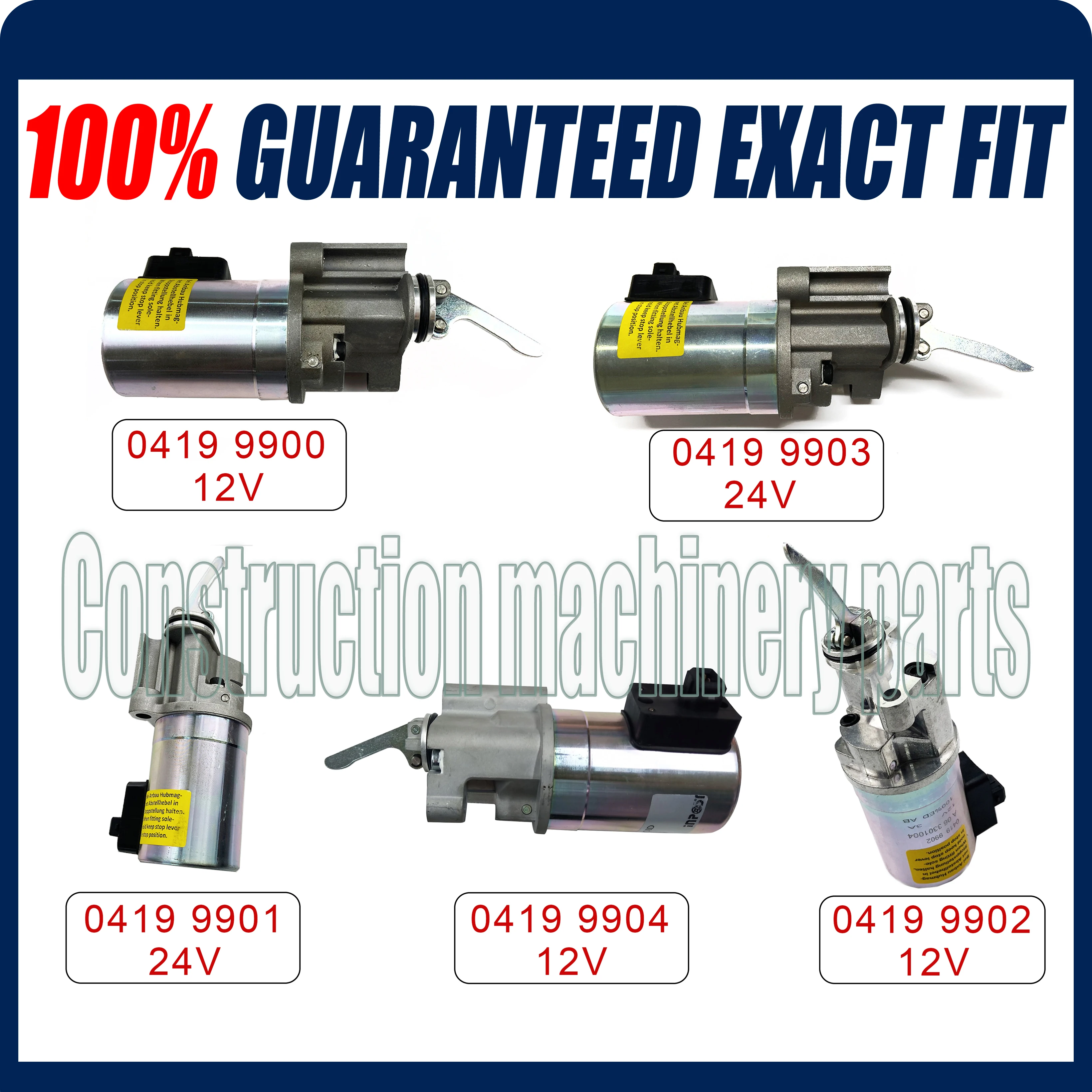 04199900 04199901 04199902 04199903 Соленоид отключения подачи топлива 0419 9900-0419 9901/0419 9902/0419 9903/0419