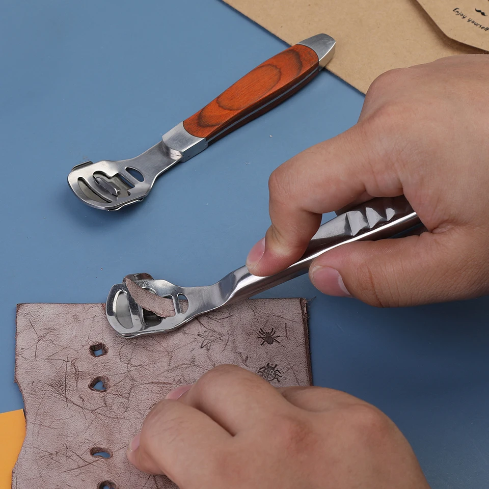 И полезный с 10 лезвиями профессиональный набор ножей для кожи Лопата удобный