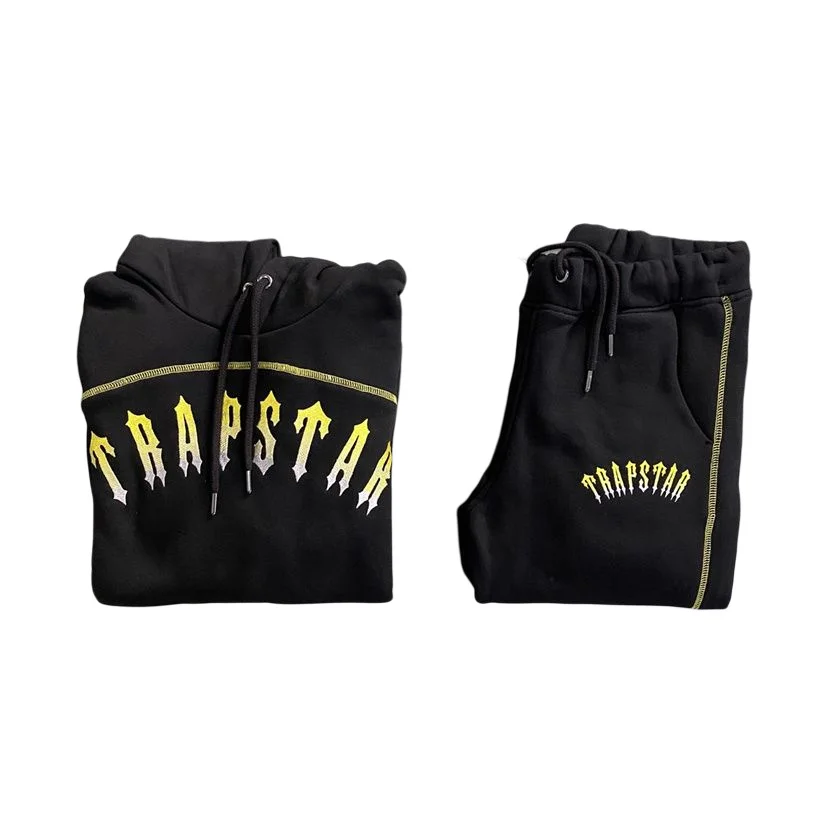 

Luxry brand Chandal Trapstar London Hoodies Autumn And Winter 1:1 Towel Embroidery Tracksuit Pullovers Fleece Casual Sets Sweate