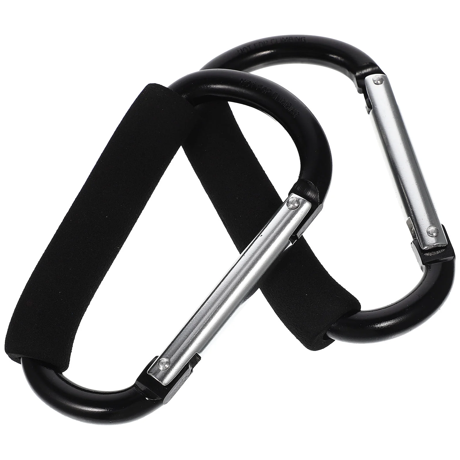 

Portable Garment Rack Cart Hook Multi Purpose Hanger Convenient Large Carabiners