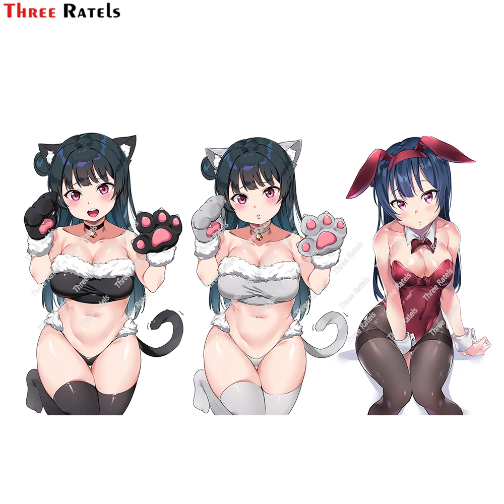 

Three Ratels E407 Tsushima Yoshiko Love Live Stickers And Decals For Laptop Luggage Skateboard Vinyl Waterproof Material