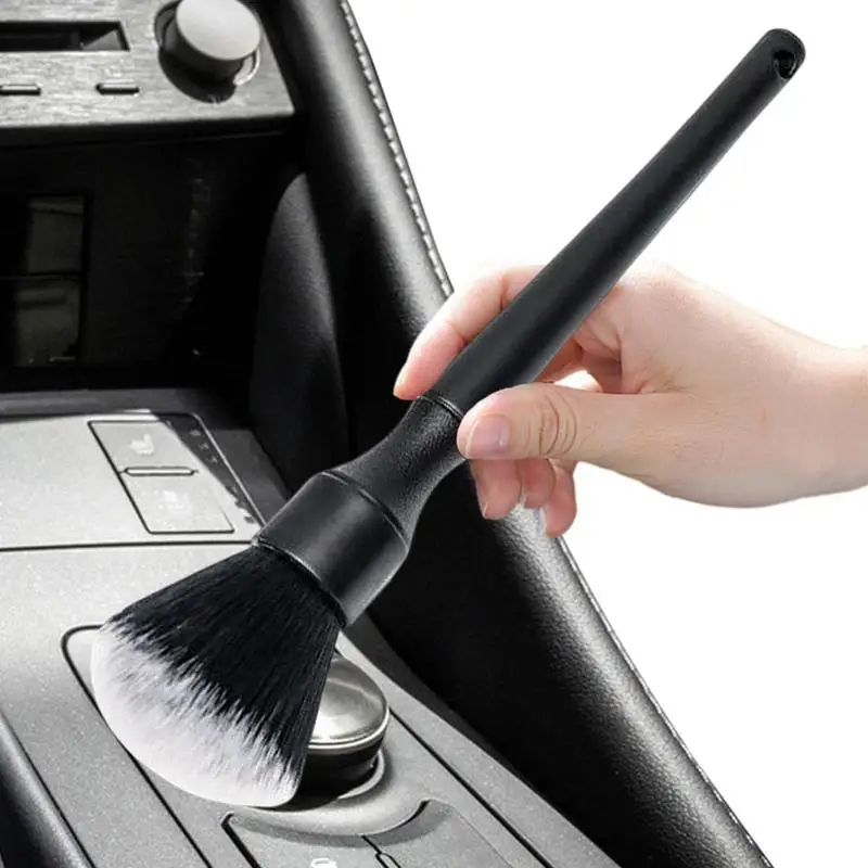 

Car Dust Brush Ergonomical Car Interior Cleaning Kit Microfiber Auto Detailing Kit Soft Bristles Detailing Brush Dusting Tool