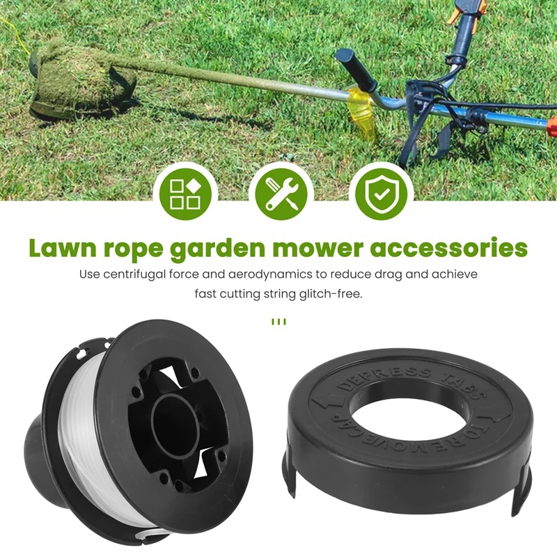 SEWS-RS-136 Сменная катушка триммера для BLACK+DECKER ST4000 ST4500 (1 1 колпачок и пружина)