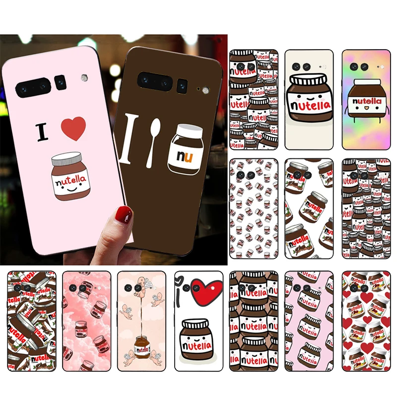 

Phone Case for Google Pixel 7 Pro 7 6A 6 Pro 5A 4A 3A Pixel 4 XL Pixel 5 6 4 3 XL 3A XL 2 XL Love Chocolate Nutella Case
