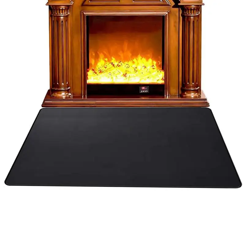 

Огнеупорные коврики для камина, черный огнестойкий коврик для камина, коврик для домашнего камина, огнеупорные коврики, огнеупорные коврики