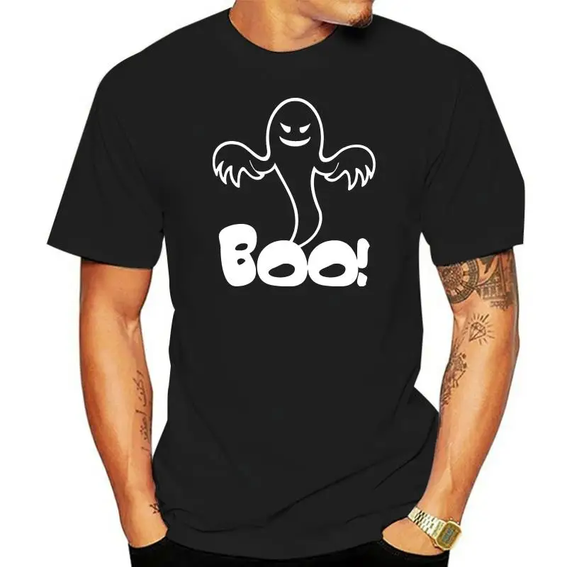 

Halloween Ghost Boo Creepy Woman Print Costume T-Shirt