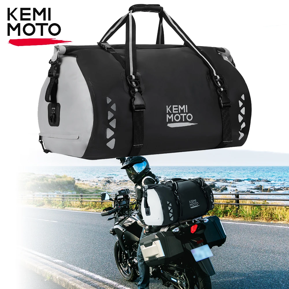 

Motorcycle Luggage Bag For BMW R1200GS R1250GS R 1200GS LC ADV Bags 80L Outdoor Waterproof Saddlebag Back Seat Travel Tail Bags
