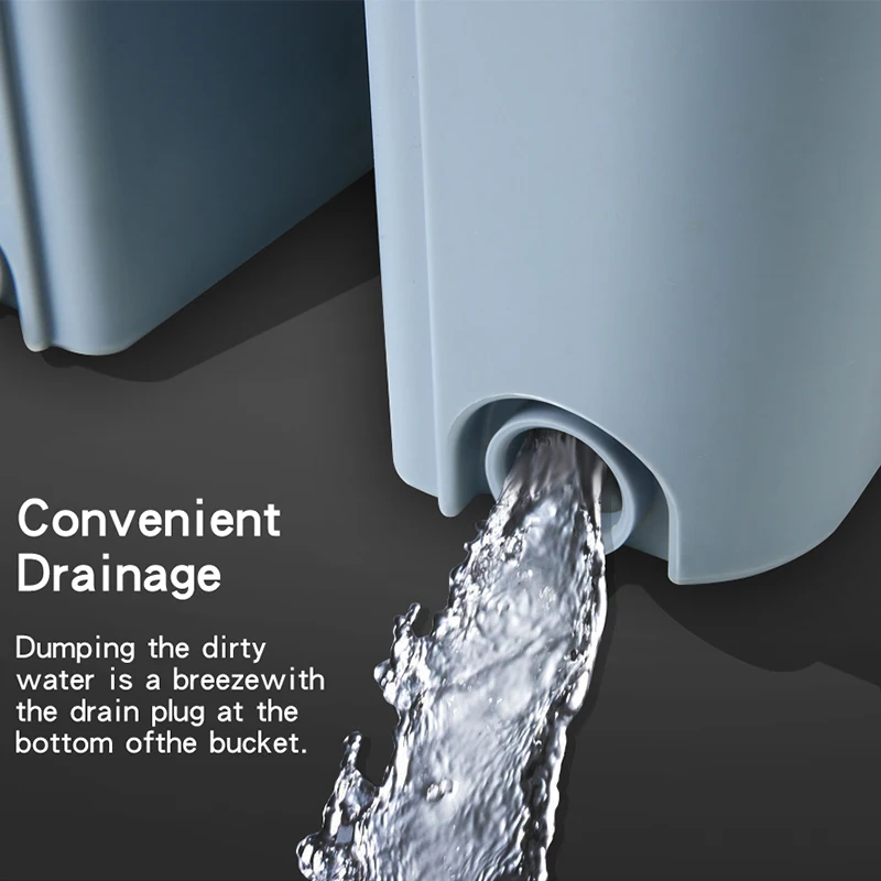 Швабра с ведром швабра отжимом для пола вращающаяся ленивых автоматическая