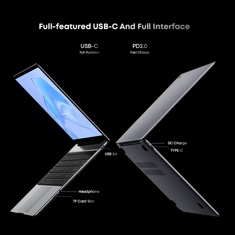 CHUWI CoreBook X ноутбук с 14-дюймовым дисплеем четырёхъядерным процессором Intel Core i5-8259U