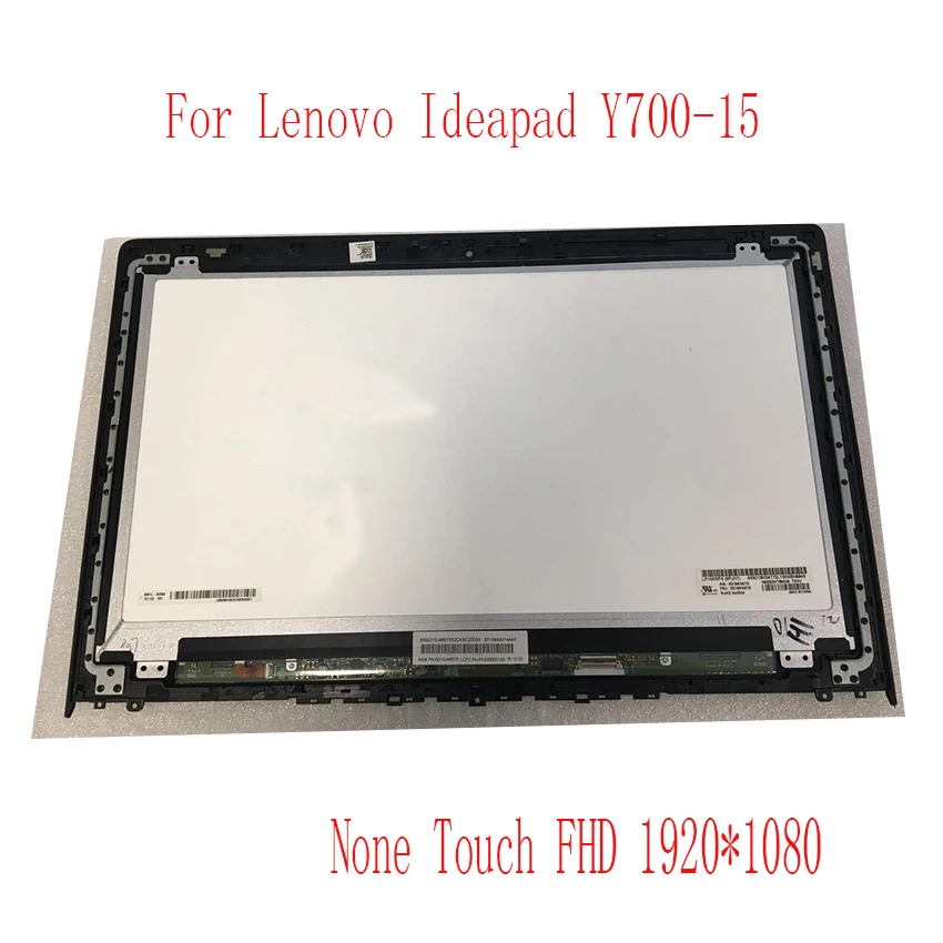 

For Lenovo Ideapad 15.6" Y700-15 Y700 15ISK LCD screen LED assembly Y700-15ISK 1920*1080 FHD with Frame Fully Tested