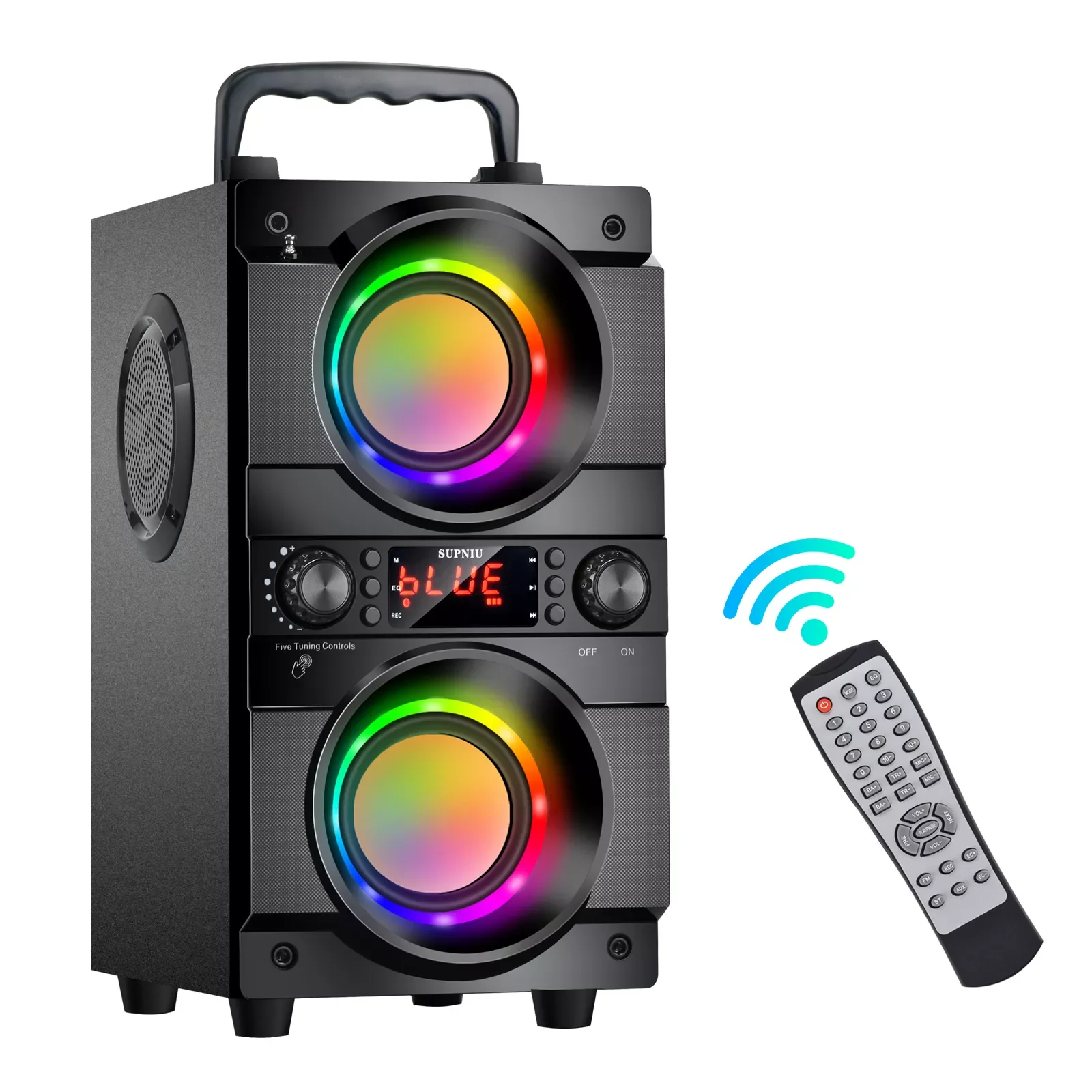 

Bluetooth-Колонка TOPROAD портативная, 60 Вт, с сабвуфером