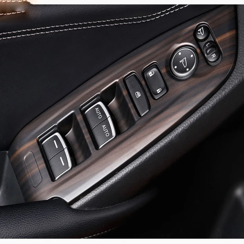 

Для Honda Accord 10th 2018-2022 ABS дверной подлокотник ручка держатель кнопки Подъема Окна декоративная панель Крышка