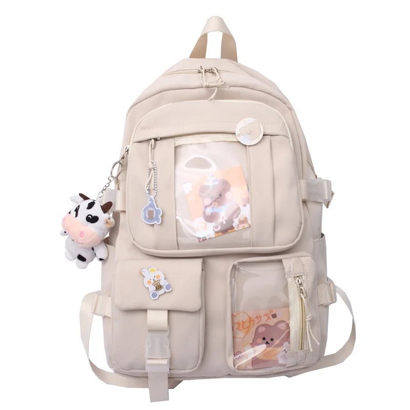 

Japanese Harajuku High-capacity Aesthetic Backpack 2023 Preppy Cute School Bags for Student Office Lady Commuter Laptop Bag
