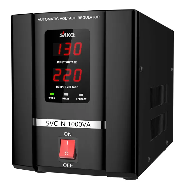 

High quality 2KVA wall mounted 220V automatic voltage stabilizer regulator