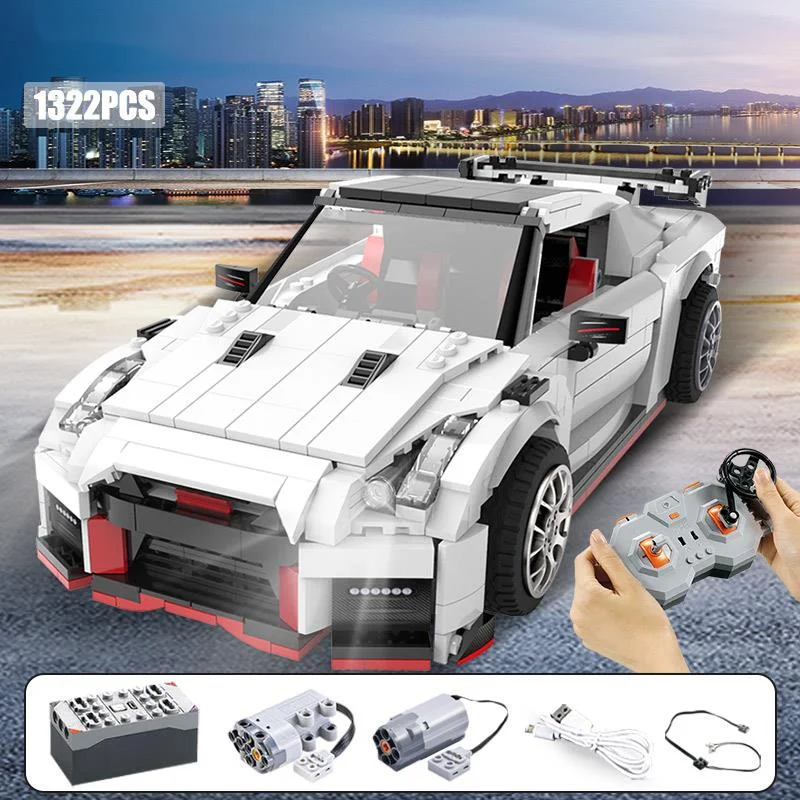 

City RC Drift Racing Vehicle Building Blocks Technical Remote Control Racing Car Bricks Gifts Toys For Boys