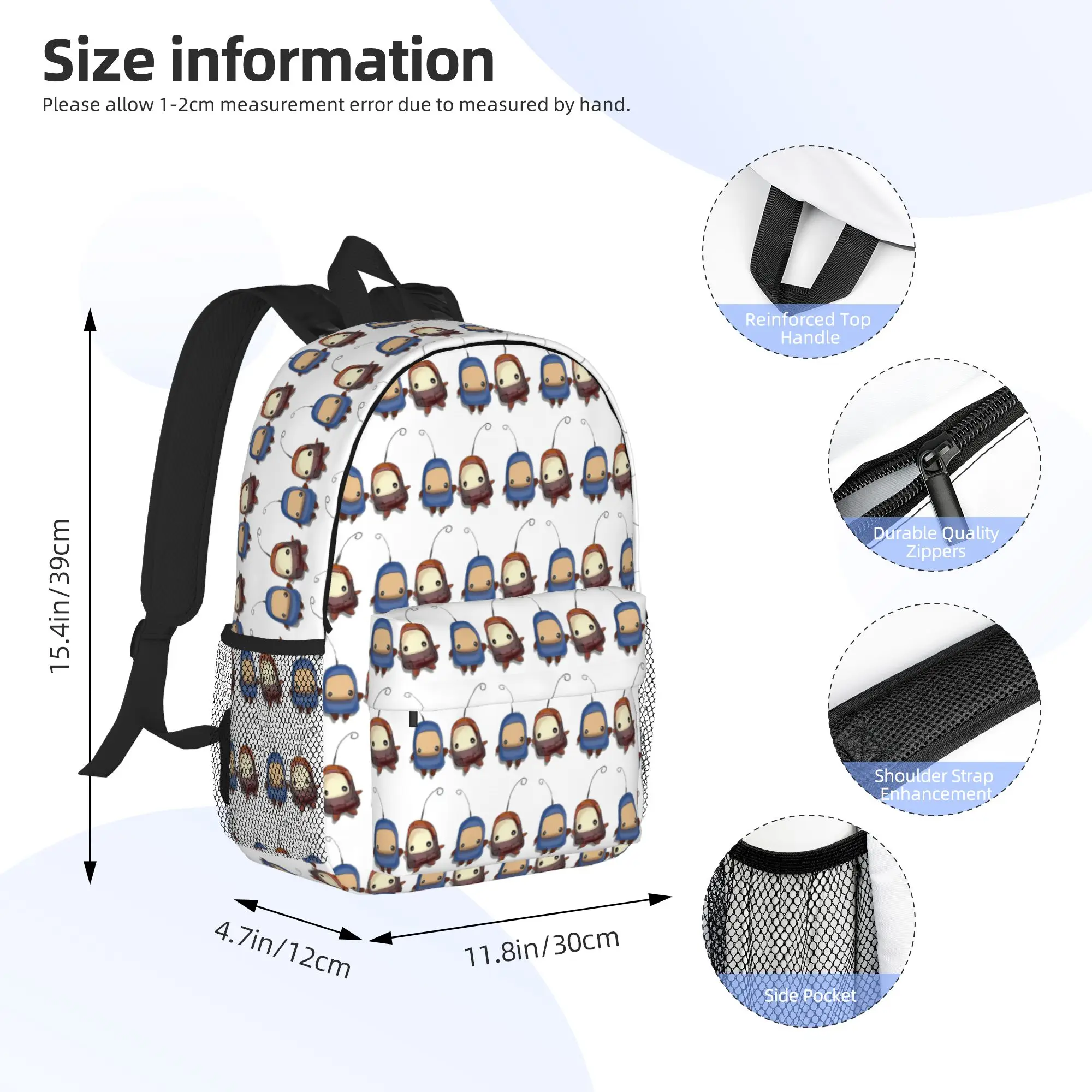 Фото Рюкзак Billies Ilomilo, хит продаж, вместительный, для мальчиков и девочек, школьный ранец, сумка через плечо для мужчин и женщин №2