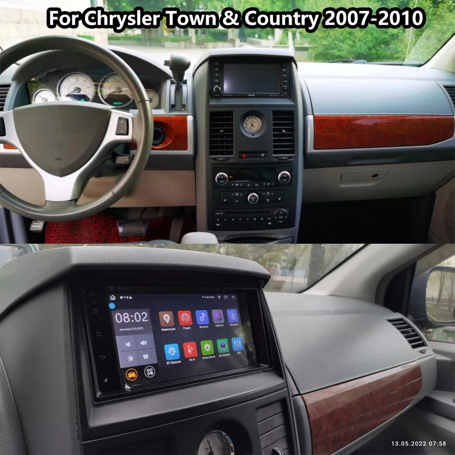 

Автомагнитола на Android с Gps, видеоплеером, мультимедийным проигрывателем для Chrysler Town, Country, Dodge Ram, зарядным устройством, пикапом, Jeep, радио, стерео, сенсорным экраном