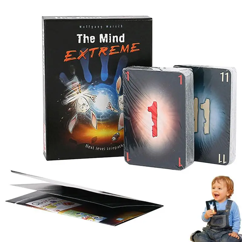 

The Mind Card Game Party Puzzle Board Game Card Team Experience Interactive Game Multiplayer Board Games The Mind English Cards
