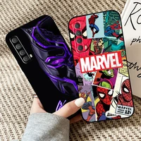 marvel spider man phone case for huawei p40 p30 p20 p10 lite honor 9 10 20 pro 7x 8x 9x prime p smart z 2021 coque soft back