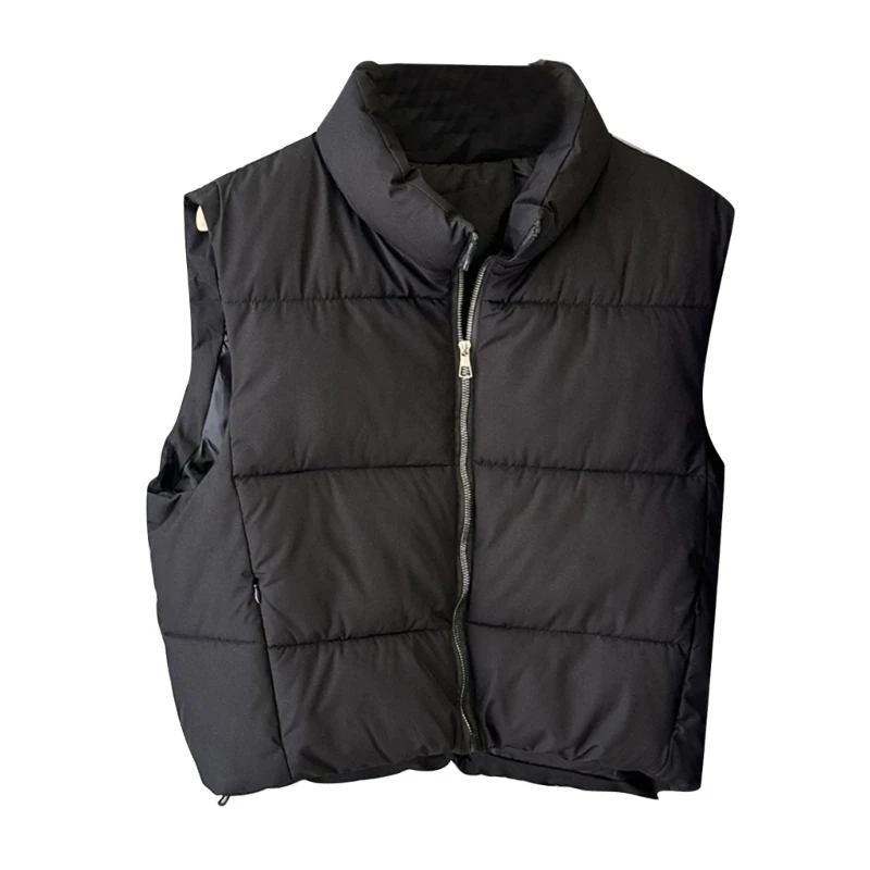 

Trendy Women's Stand Collar Vest Quilted Great for Outdoor Activities