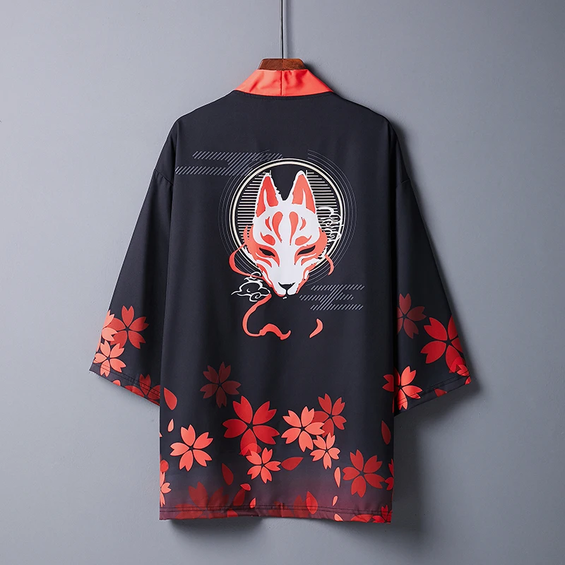 

Kimono Women Yukata Japanese Clothes Summer Asian Streetwear Print Kimono Cardigan Shirt Women Japanese Robe Haori Kimonos