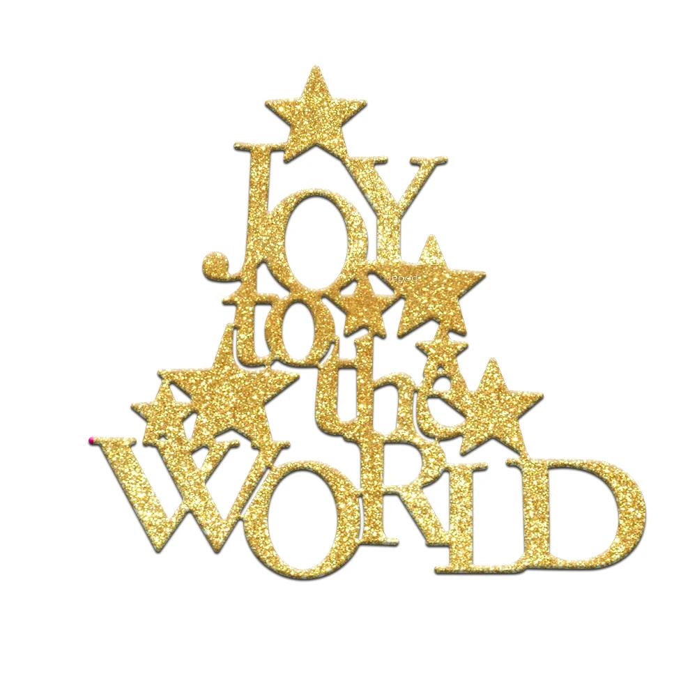 MangoCraft Рождественская серия Вырубные штампы Joy To The World DIY Товары для скрапбукинга
