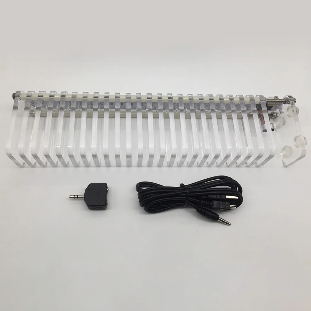 

Crystal Cube Theater Practical LED Music Professional Audio Level Display Kit Sound Control VU Tower Home Fantasy Column DIY