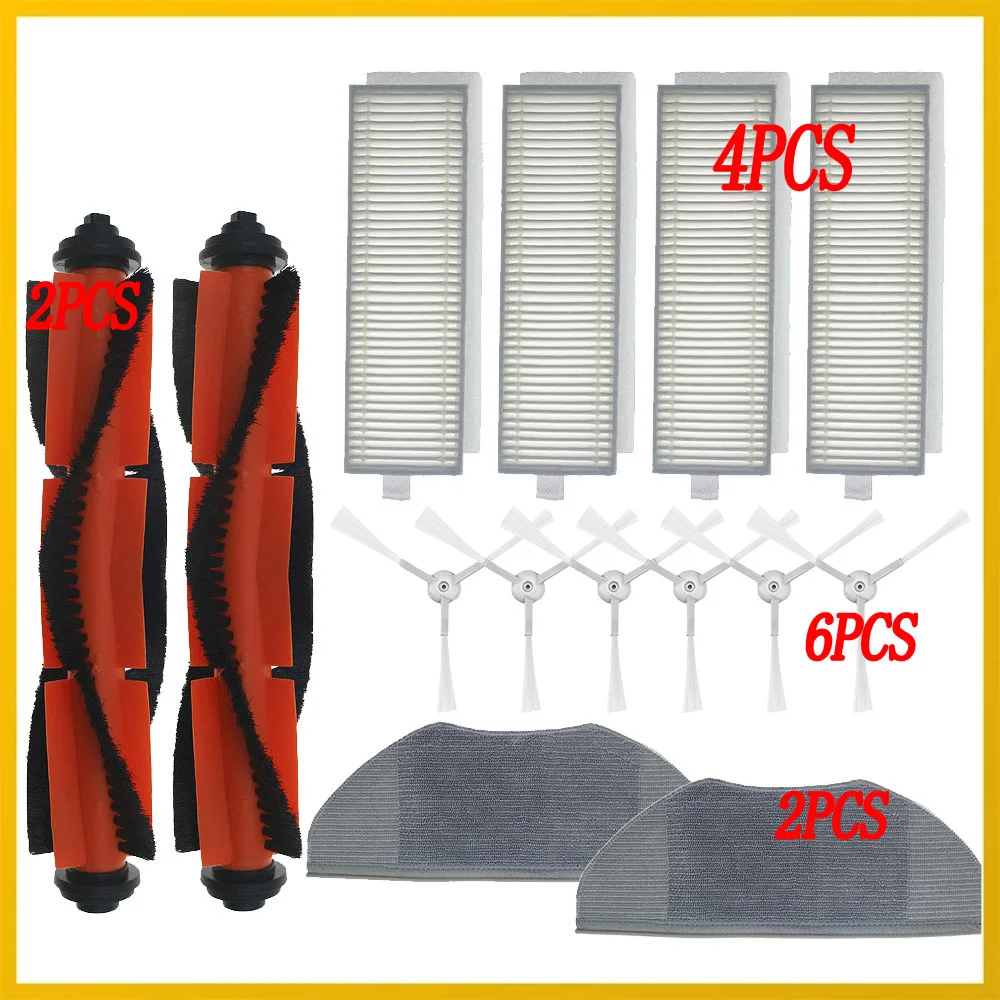 

Replacements Main Roll Side Brush Mop Cloth HEPA Filter for Xiaomi mijia G1 MJSTG1 Vacuum Cleaner washable Mop cloth Spare Parts