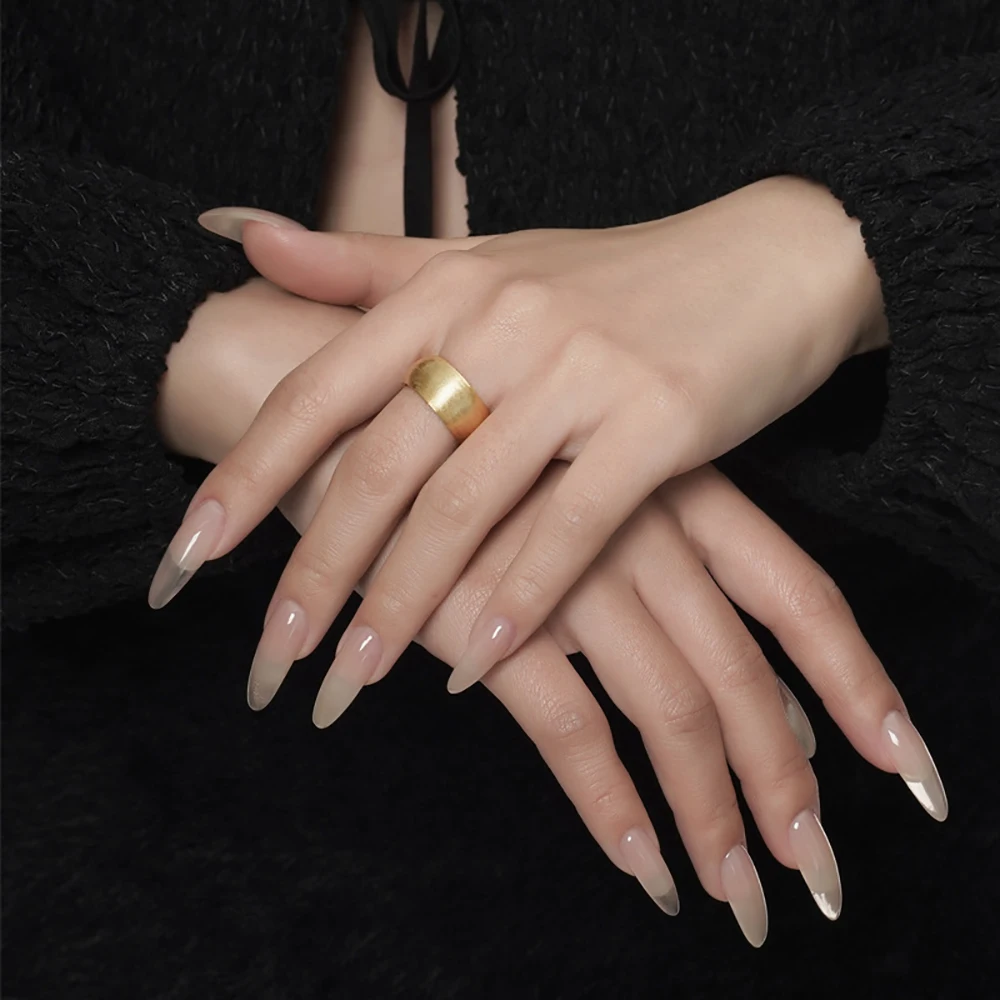 ANDYWEN 100% Стерлинговое Серебро 925 пробы Золотая текстура Большая искусственная