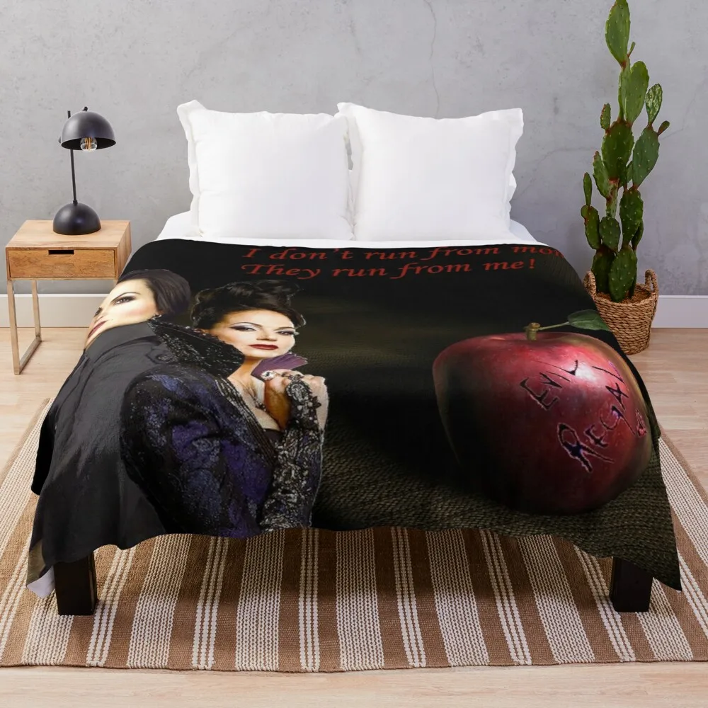 

Regina Mills/Evil Queen Throw Blanket Softest Blanket Throw And Blanket From Fluff