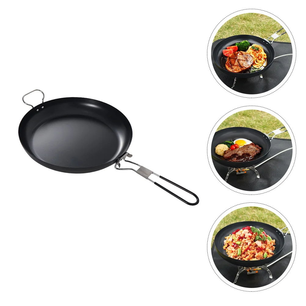 

Походная антипригарная сковорода, практичная сковорода, кастрюля для приготовления пищи, железная посуда для приготовления пищи