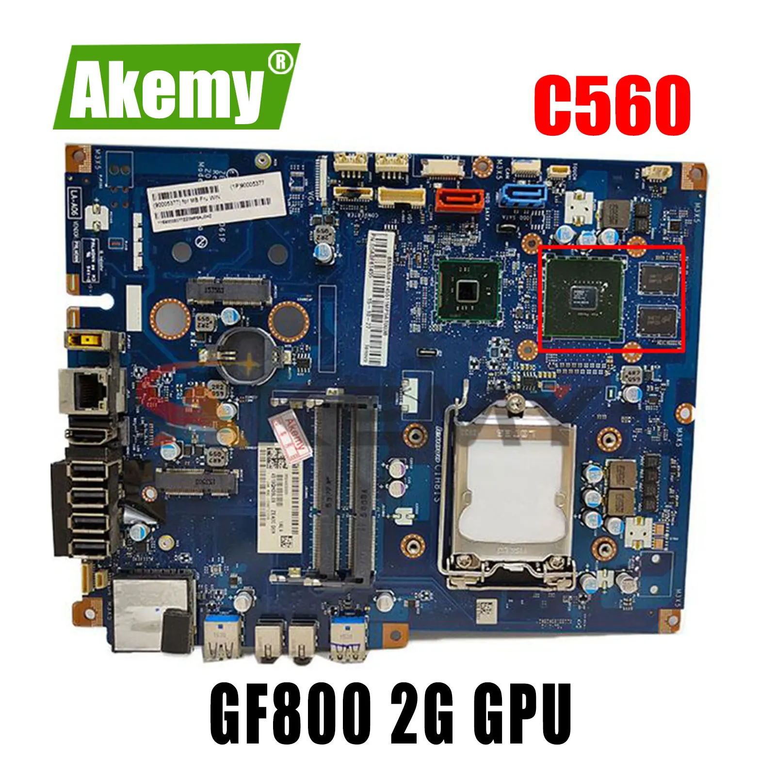 LA-A061P материнская плата для Lenovo C560 AIO все в одном компьютерная материнская плата CIH81S GF800 2G GPU DDR3 100% работает