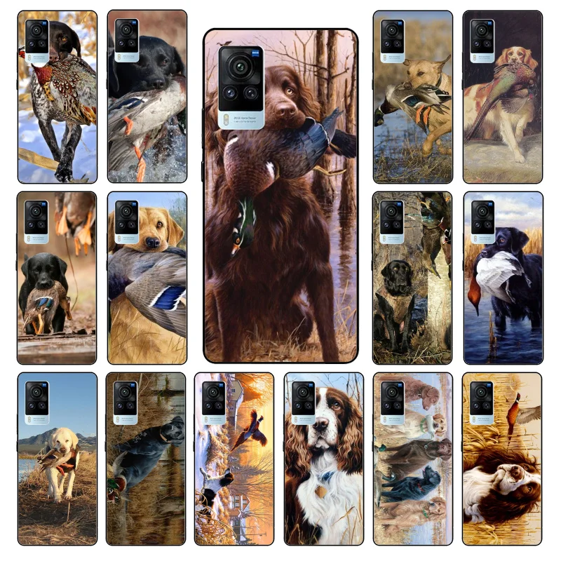 

Hunting Dog Art Animal Phone Case for VIVO V21e V20 SE V2023 V15 Pro V21 V19 V17 Neo 1819 1915 1907 1906 X60 Pro X50