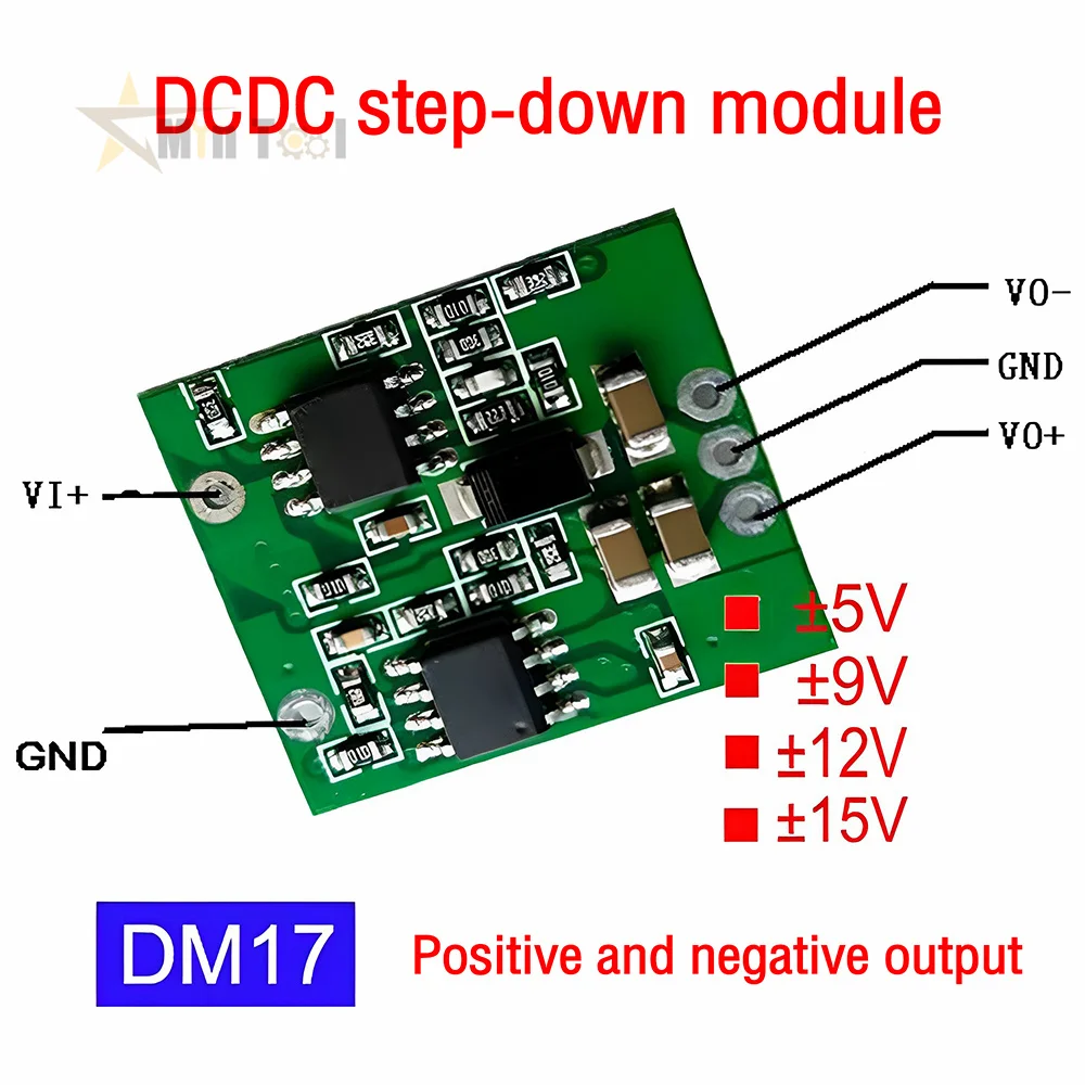 

DC7-28V to DC 5V 9V 12V 15V DC Buck Converter DC-DC Step Down Stabilized Voltage Module Power Supply