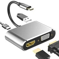 hub usb 3 0 dock station type c 3 1 to 4k hdmi adapter vga audio video converter for samsung macbook2018 ipad proxps 13