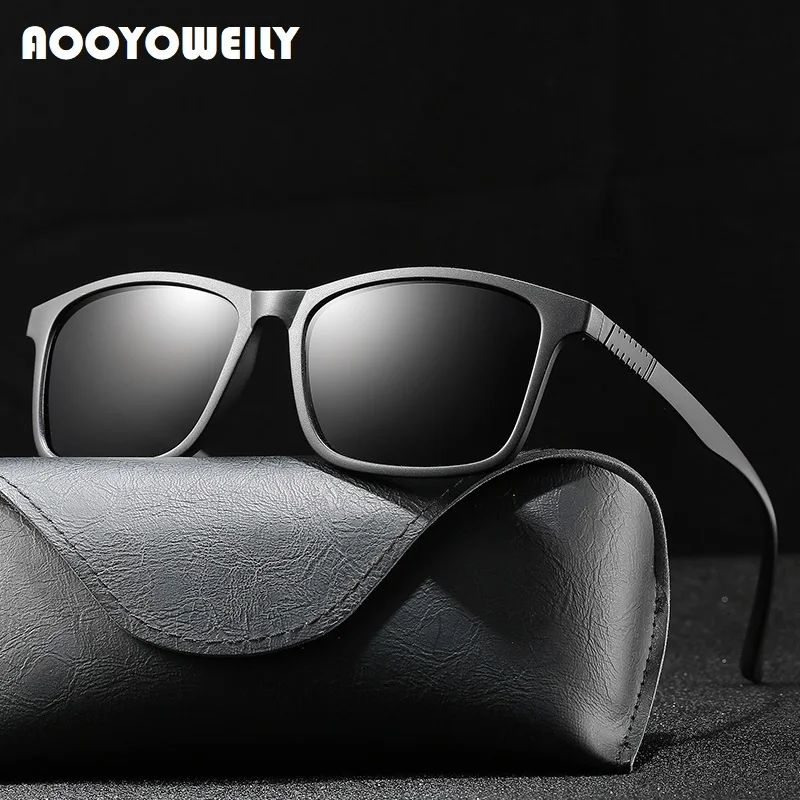 

Ultra light TR90 Frame Polarized Sunglasses Men Women Luxury Brand Designer Sun Glasses Driving Rectangle Vintage Eyewear UV400