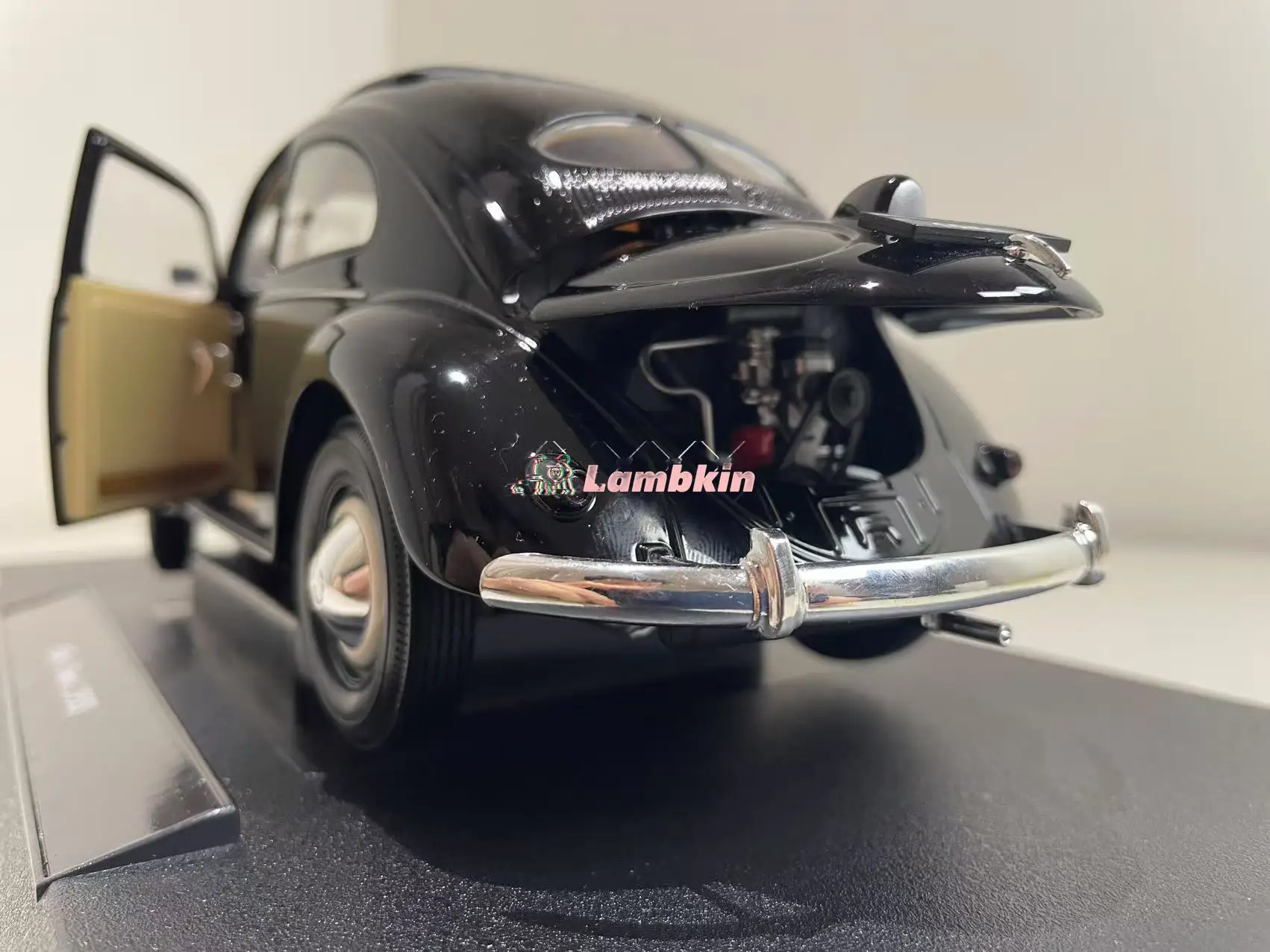 Оригинальная 1/18 VW kafer beetle 1950 классическая модель автомобиля редкая открывающаяся