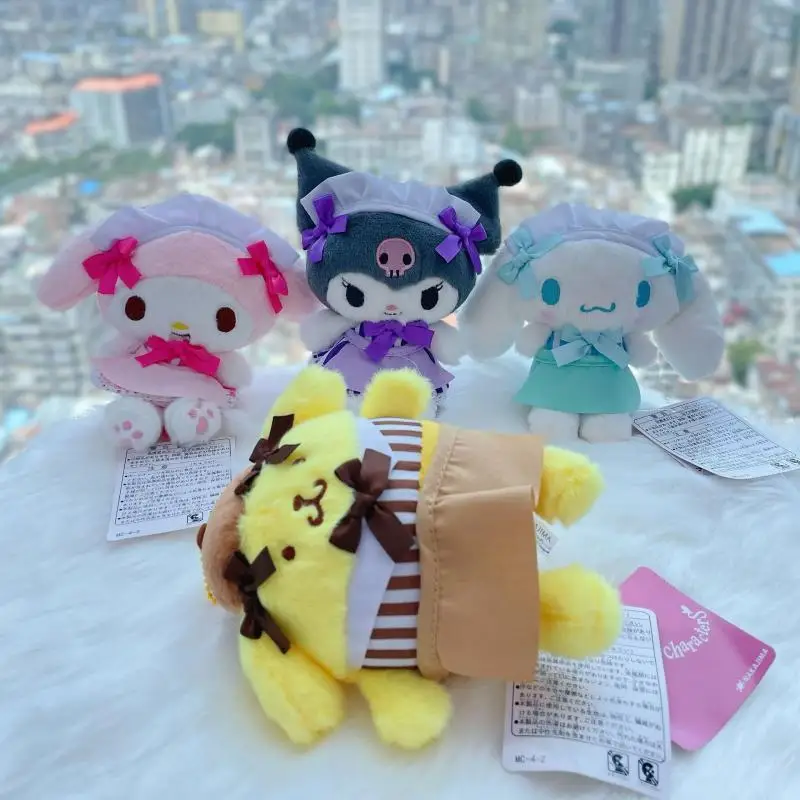 

Cinnamoroll Kawaii аниме Sanrio помпон пурин плюшевая игрушка мультфильм Милая мимелоди милая кукла сумка кулон Рождество лучший подарок