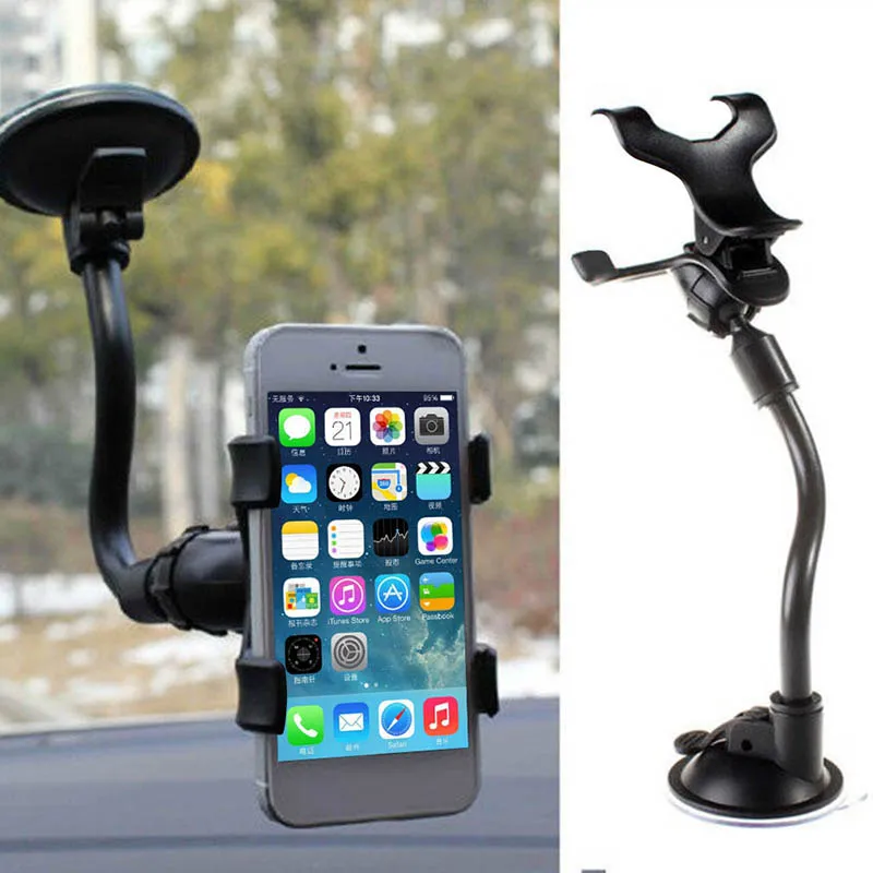 

Flexible 360 Degree Phone Car Holder Mount Windshield Mobile Phone Holder Rearview Mirror Bracket Universal Phone Car Holder
