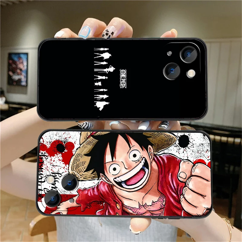 

ONE PIECE Anime Phone Cases For iPhone 11 Pro 12 13 MAX 6 6S 7 8 Plus XS 12 13 Mini X XR SE 2020 New Silicone Back Cover Fanda