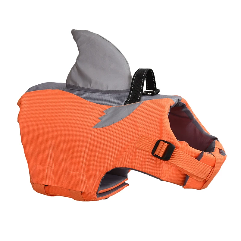 Shark Mermaid Swimsuit Dog Life Jacket Lifesaver Vest Safety Clothing Pet Supplies Shark Vests For Swimming Pool Beach Boating